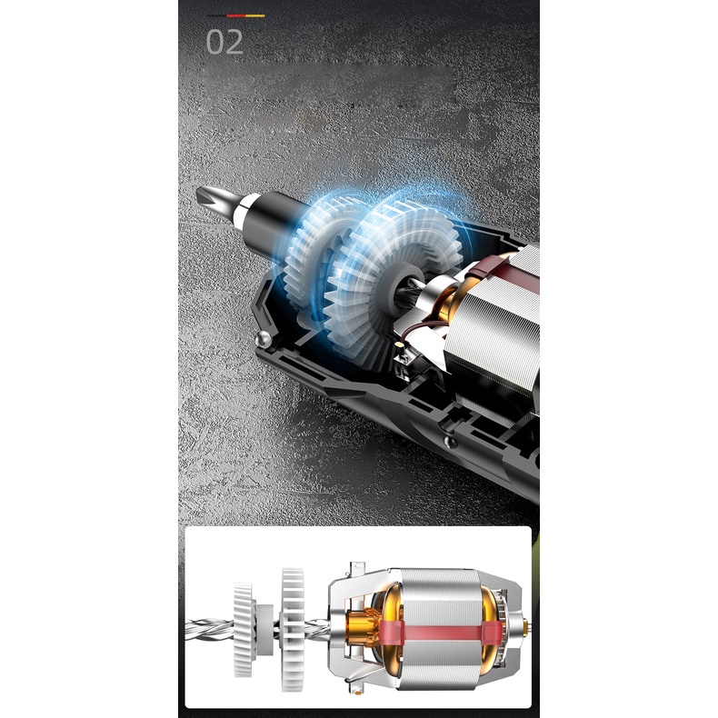 Tô Vít Điện 4.2V Sử Dụng Pin Lithium Sạc Cổng USB 50W – Một Sản Phẩm Của Zhipu