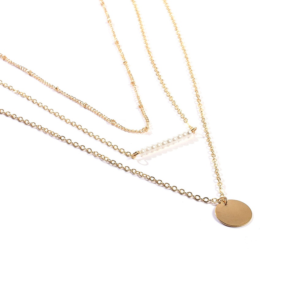 Dây chuyền nhiều tầng thiết kế đơn giản thời trang cho nữ