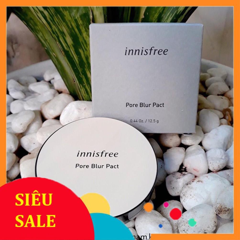 FreeShip Giá Sốc -  Phấn Phủ Dạng Nén Innisfree Pore Blur Pact Innisfree 12.5g