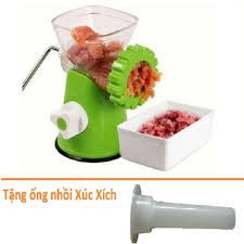 [SALE GỐC] MÁY XAY THỊT QUAY TAY - KÈM DỤNG CỤ LÀM XÚC XÍCH HM 215.