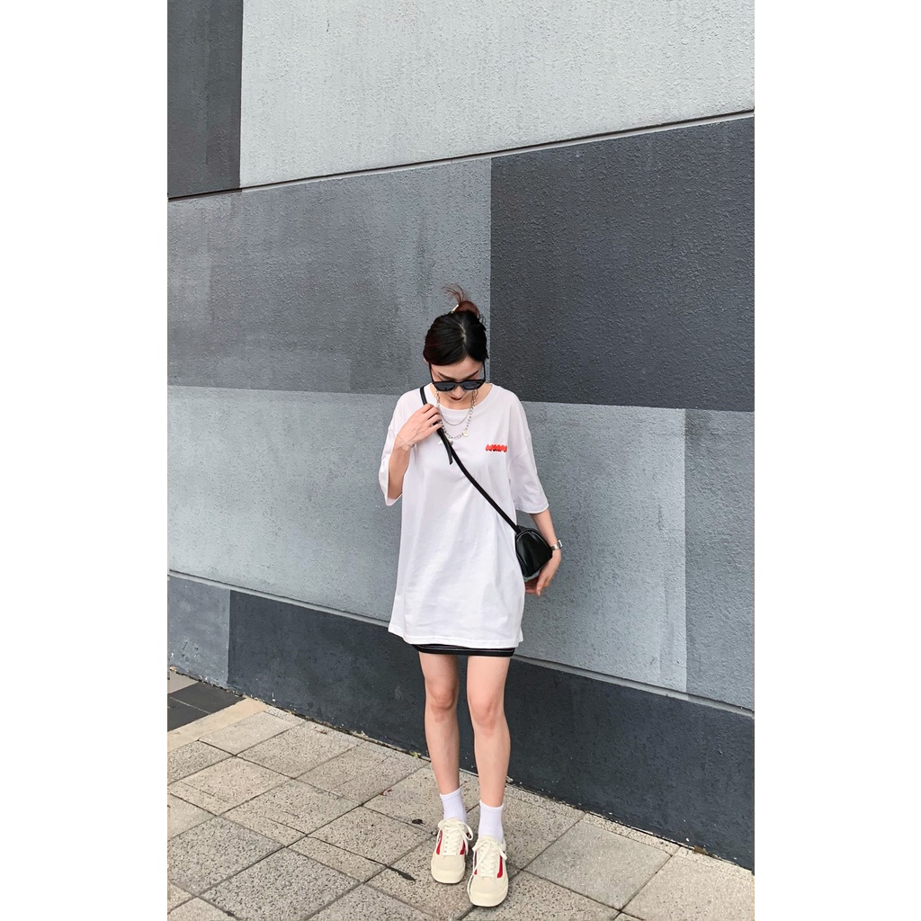 Áo Thun Unisex Morpheus màu trắng Typo 3D 100% Cotton - Local Brand Chính Hãng