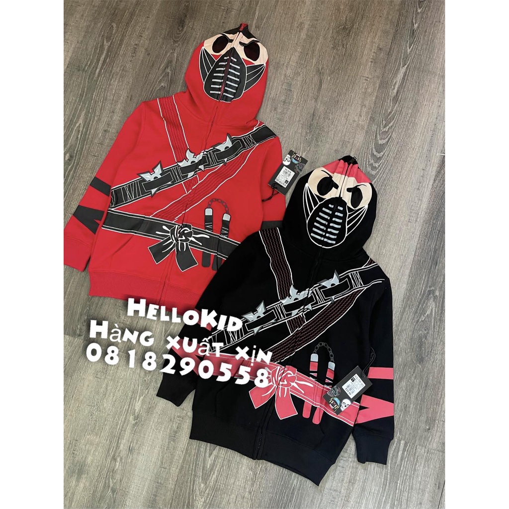 A697 -Áo khoác nỉ ninja bé trai