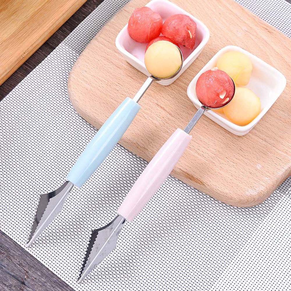 Muỗng Múc Kem / Trái Cây / Salad 2 Trong 1 Tiện Dụng Cho Nhà Bếp