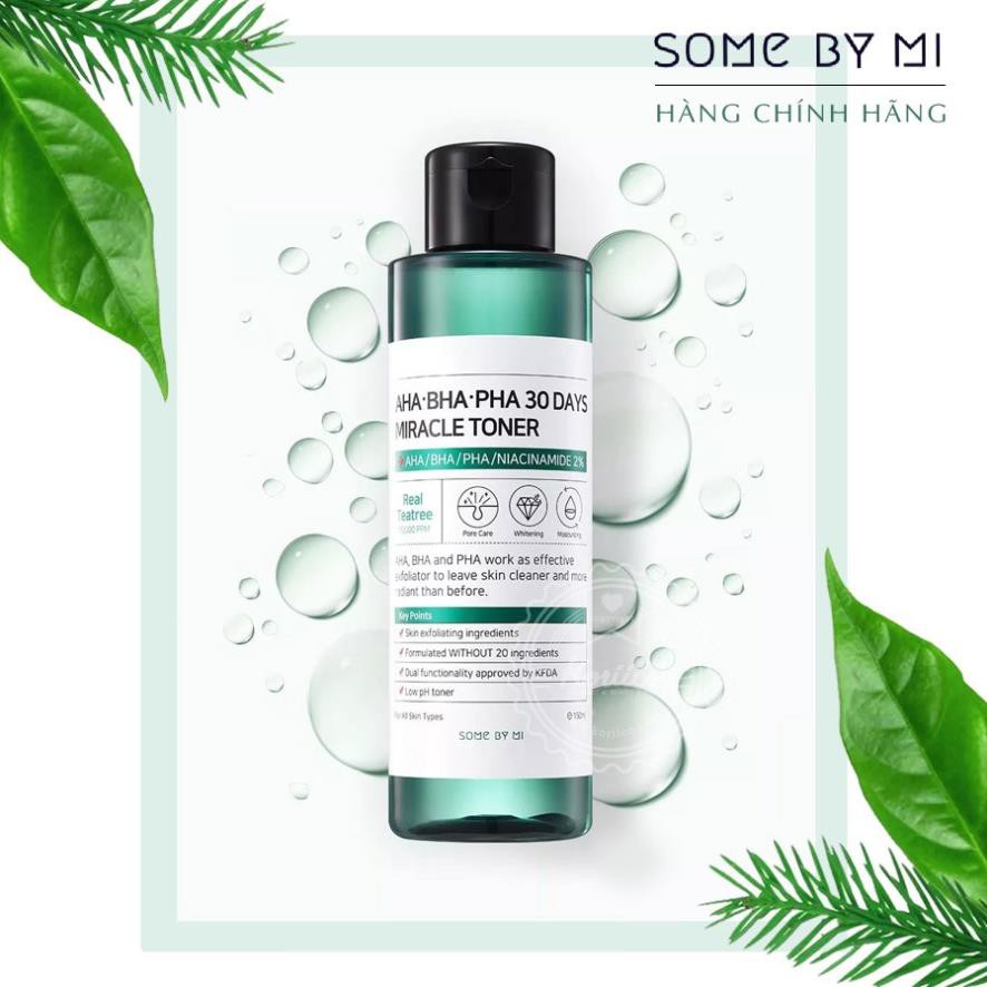 [GIÁ TỐT] Bộ 2 Sản Phẩm SomeByMi AHA-BHA-PHA 30Days Nước hoa hồng 150ml/chai&Kem dưỡng 50ml/hộp