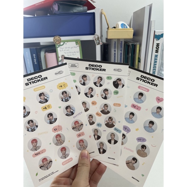 Set hình dán ENHYPEN deco Sticker GGU GGU 2022