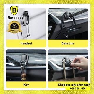 Miếng dán móc treo đa năng Baseus Beetle Vehicle Hook (2 PCS / Set )