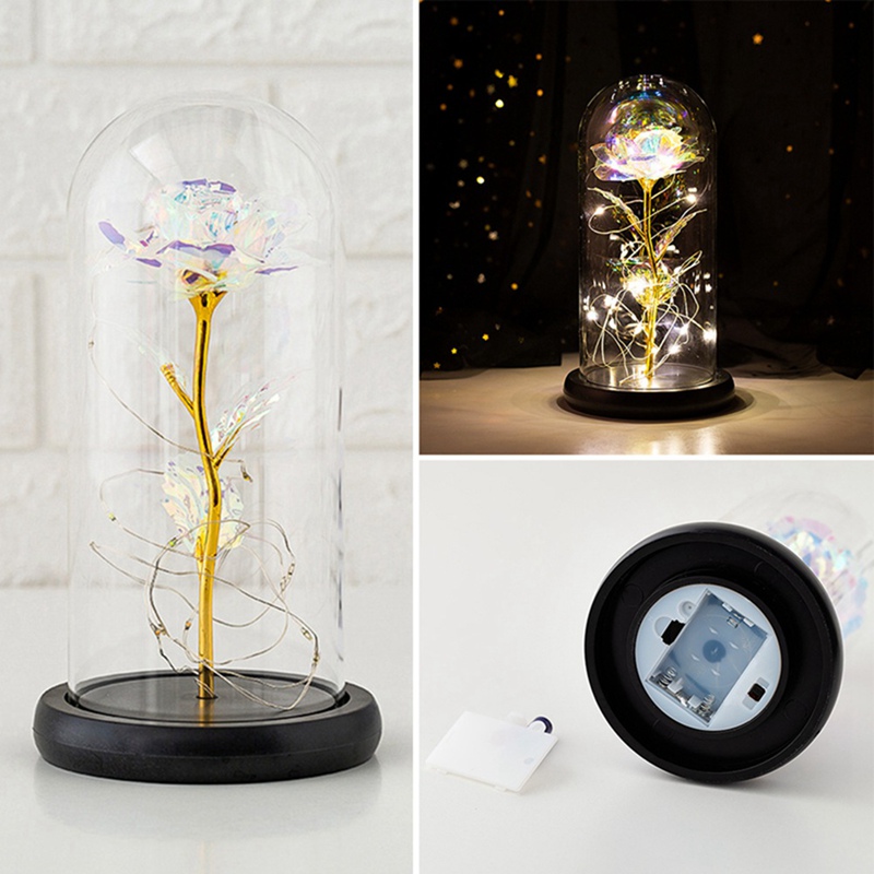 Tmdbyx Đèn Led Hình Hoa Hồng Trong Hộp Quà Độc Đáo