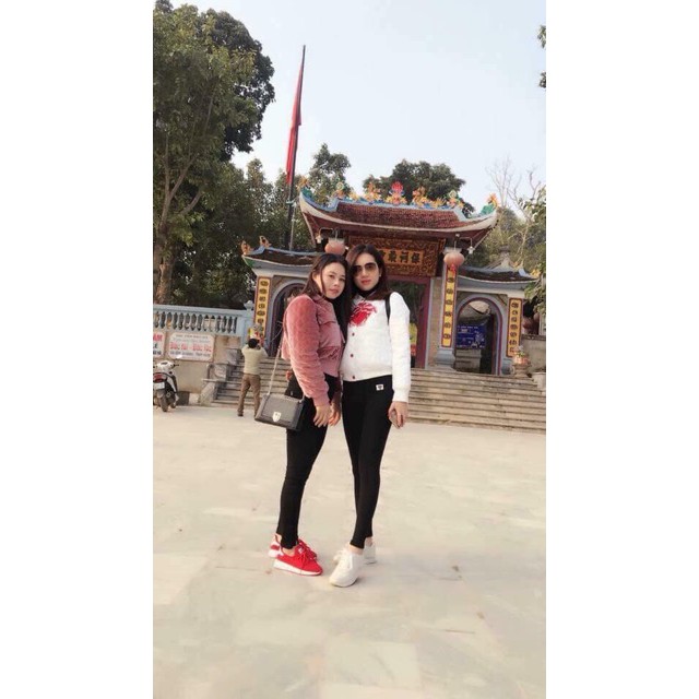 Quần legging mèo lót lông siêu ấm có túi loại sịn