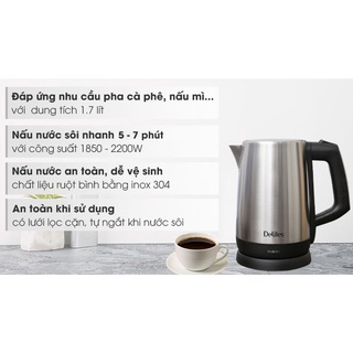 Bình siêu tốc Delites 1.7 lít ST17S03