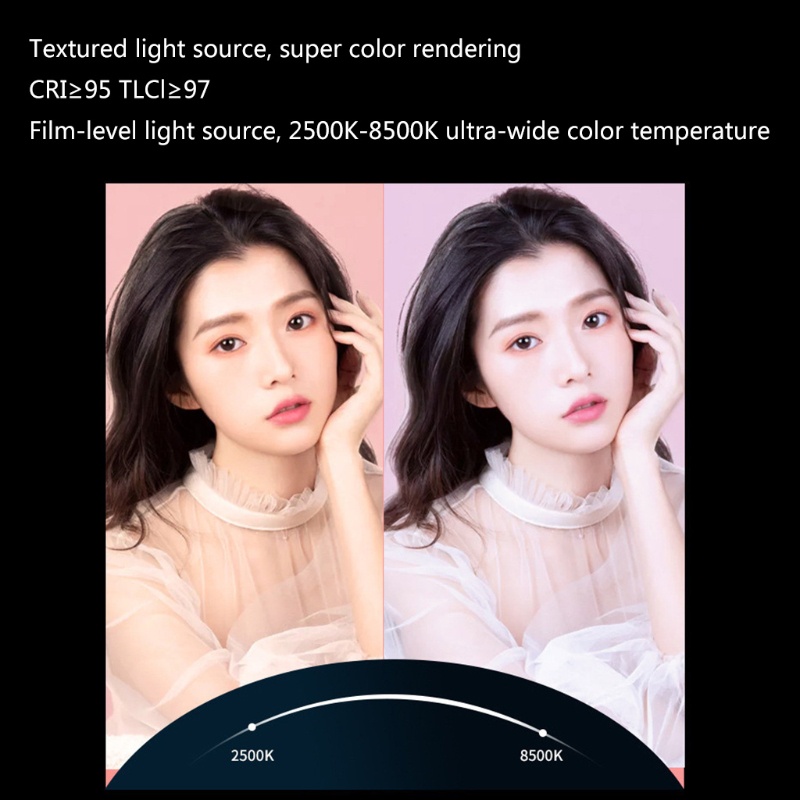 Bộ Đèn LED zzz RGB 2500-8500K Dùng Quay Video Có Điều Khiển Từ Xa
