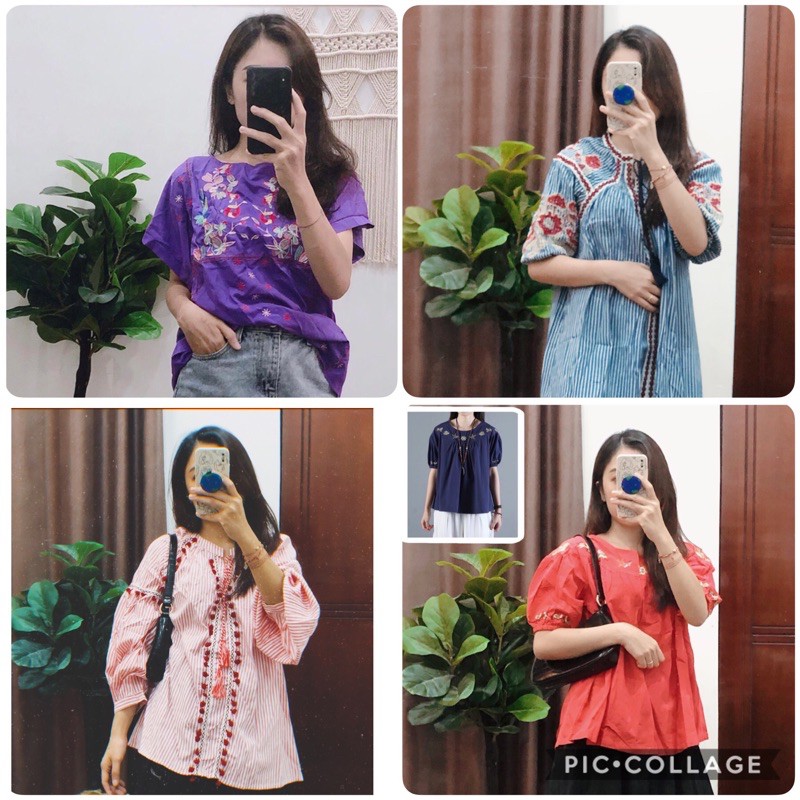 Áo thêu sale