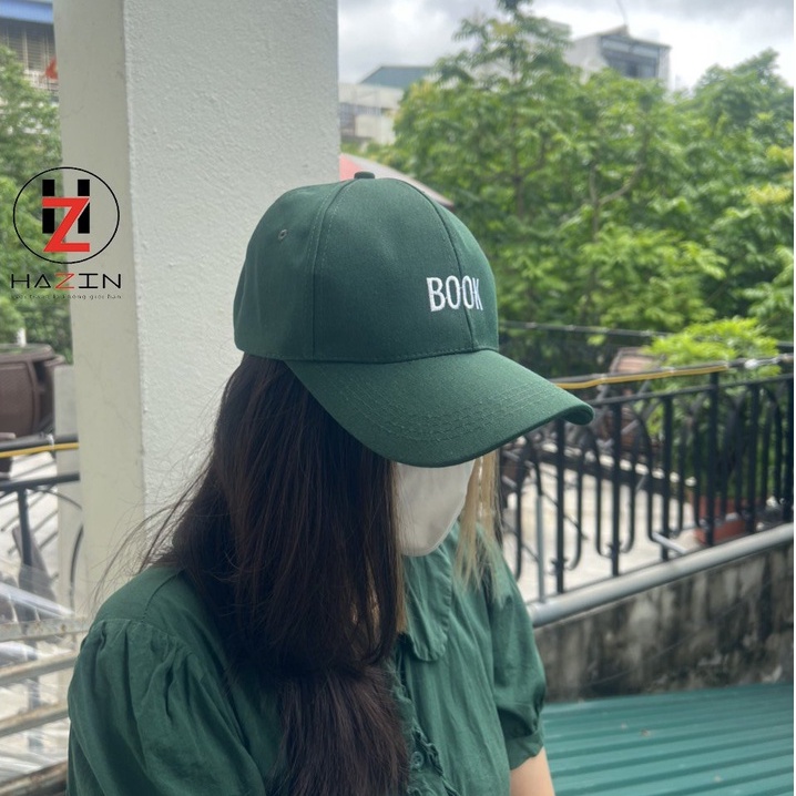 Mũ lưỡi trai HAZIN thêu chữ ulzzang unisex phù hợp cho cả nam và nữ nhiều màu