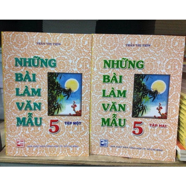 Sách Những bài làm văn mẫu lớp 5 (tập 1 +2)