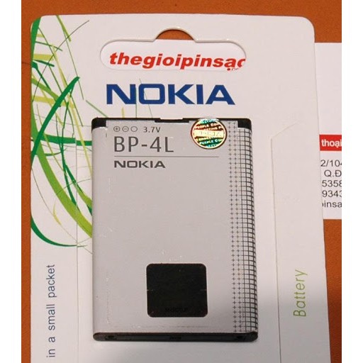 Pin Nokia BP - 4L.Dung Lượng 1500 mAh_ Cho Nokia E71, E72, E90, 6760, E52, E6, E61i, E63, N810, N97, 6650