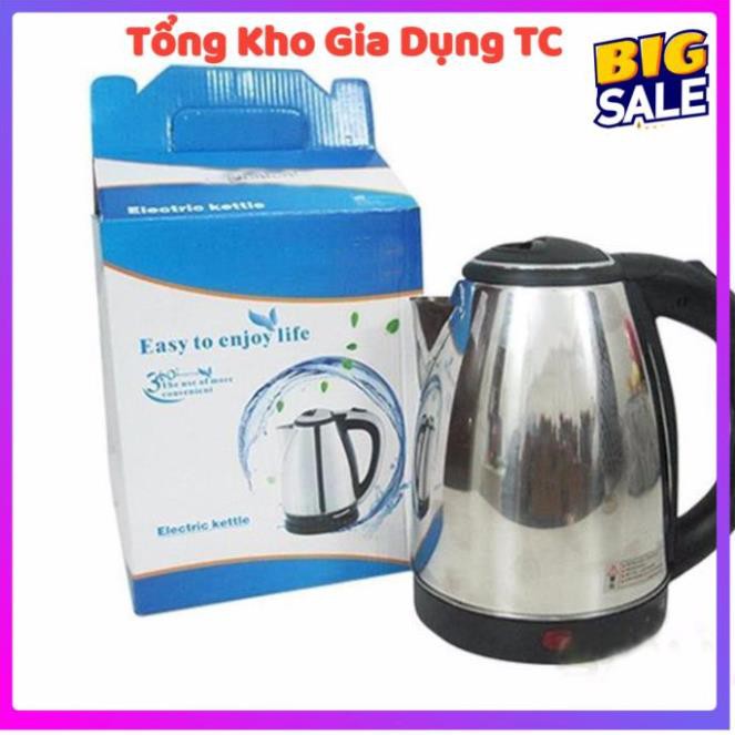 Ấm siêu tốc chất liệu inox dung tích 1.8L Electric Kettle