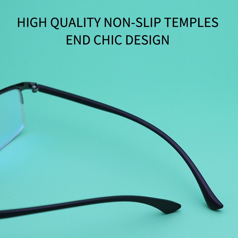 Kính Không Màu PTQ Gọng Trong Suốt Chỉnh Sửa Hiệu Quả Nhìn Thấy Tròng Màu Đỏ Xanh Lam Mới