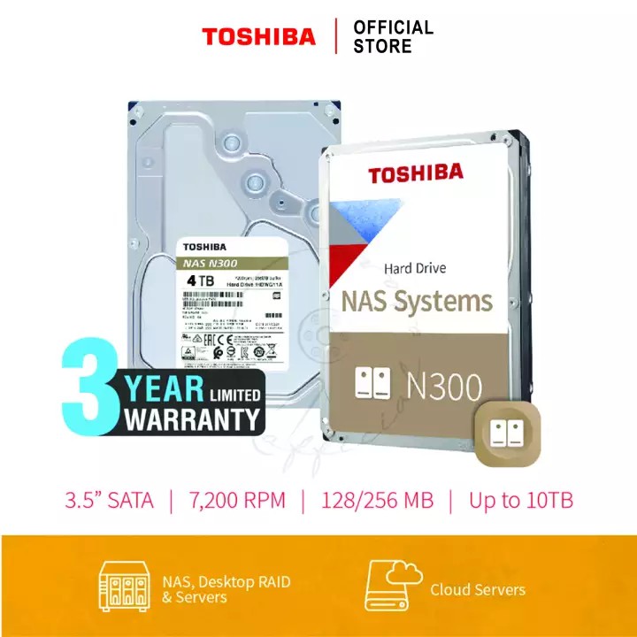 Ổ cứng 4T Chuyên Nas Toshiba
