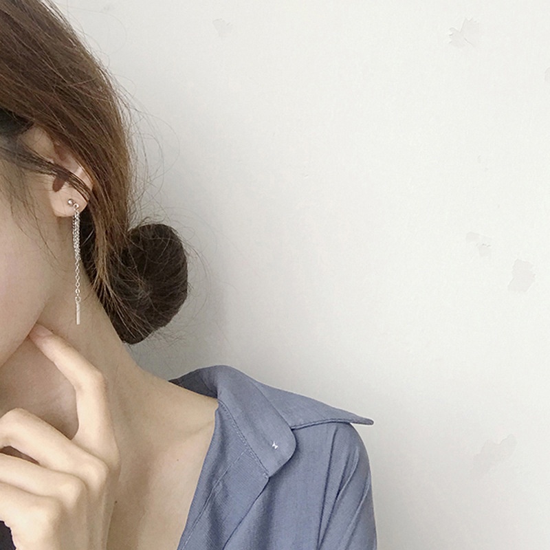 Bông tai dáng dài kiểu dáng cá tính B22 Give.love shop bông tai đi dự tiệc