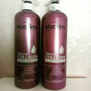 Dầu gội xả Mactins natural coolagen siêu trị gầu mềm mượt - quyến rũ. Dung tích 1000ml