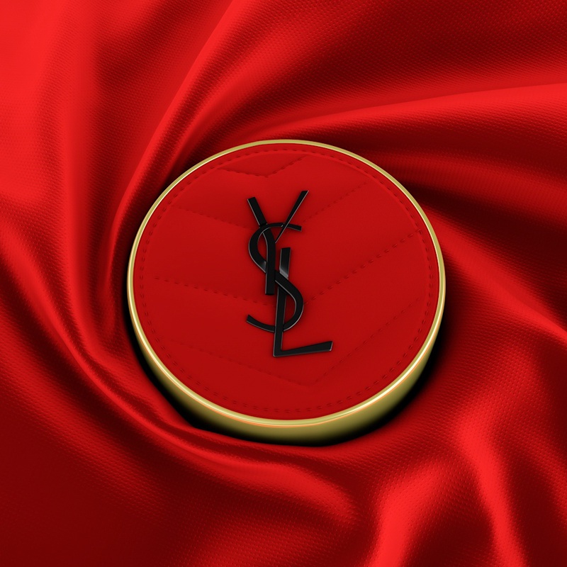 Saint Laurent Kem Nền BB / CC B10 / B20 Dạng Air Cushion Màu Đỏ Gradient Phiên Bản Giới Hạn Ngày Lễ Tình Nhân 2022