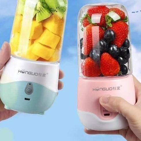 Máy xay sinh tố cầm tay mini sạc pin, Máy say sinh tố cầm tay đa năng mini 300ml