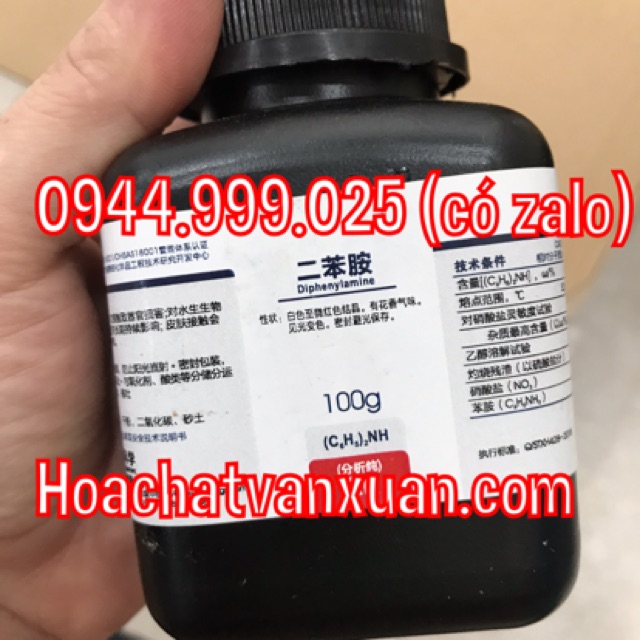 Diphenylamine lọ 100g diphenyl amin CAS 122-39-4 C12H11N