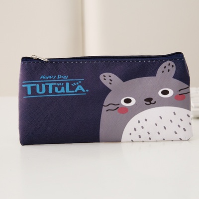 [FREESHIP] Túi Đựng Bút Bằng Vải Họa Tiết Hoạt Hình Totoro Dễ Thương Cho Học Sinh
