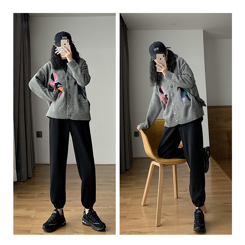 NRVP Quần Thể Thao Ống Rộng Phong Cách Hàn Quốc