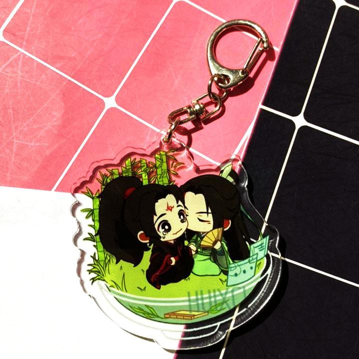 Móc khóa Hệ thống tự cứu Mặc Hương Đồng Khứu skin mica trong acrylic chibi anime cute quà tặng xinh xắn dễ thương