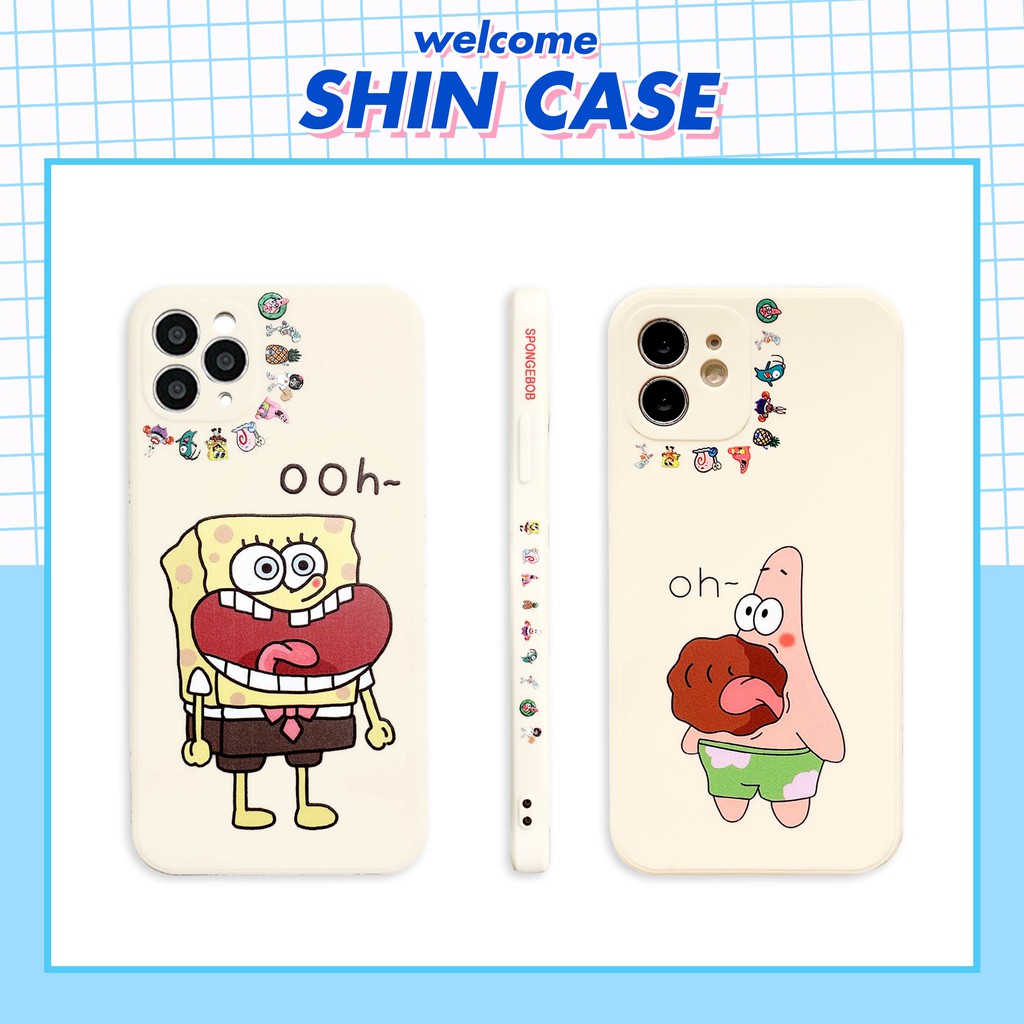 Ốp lưng iphone Ooh Ooh cạnh vuông in hình viền 5/5s/6/6plus/6s/6splus/7/7plus/8/8plus/x/xr/xs/11/12/pro/max/plus/promax