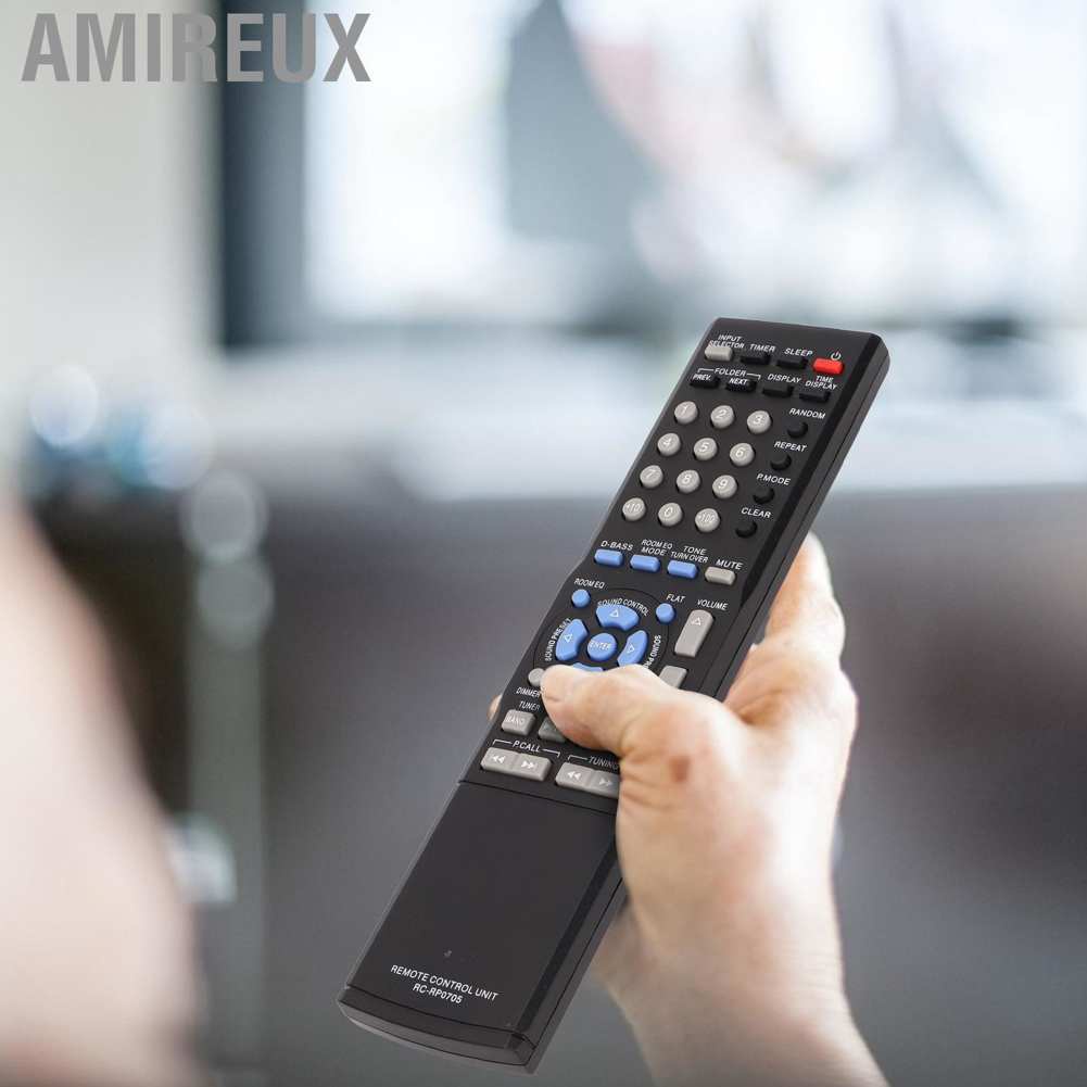 Bộ điều khiển từ xa Amireux RC‑RP0705 thay thế bộ thu âm thanh nổi thành phần HiFi nhỏ gọn thích hợp cho Kenwood R-K711