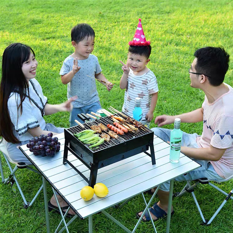 Bếp nướng than hoa không khói BBQ ngoài trời cao cấp T372