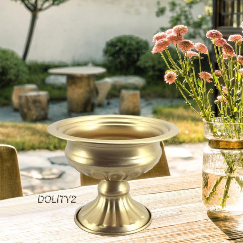 Bình hoa bằng kim loại phong cách Bắc Âu cổ điển độc đáo