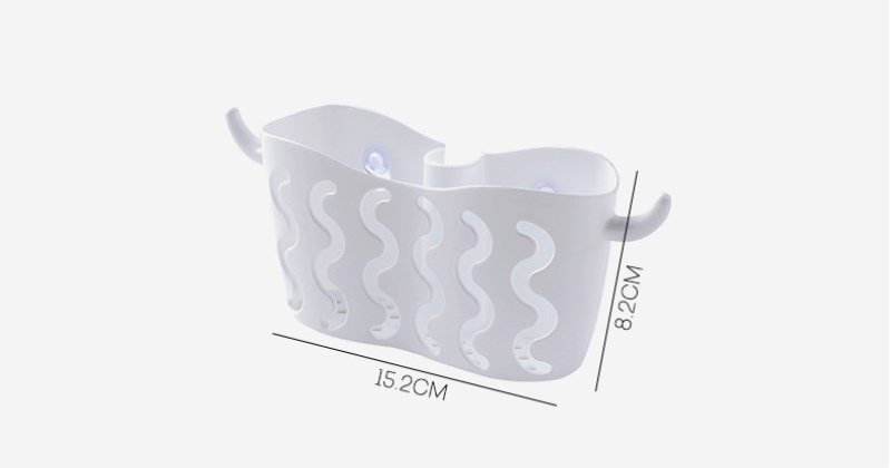 Không Có Lỗ Hút Cốc Lưu Trữ Giỏ Treo Vòi Bọt Biển Giỏ Thoát Nước Giỏ Vật Tư Nhà Bếp