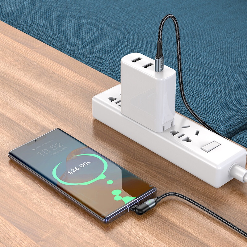 Dây Cáp Sạc Nhanh HOCO U100 USB C Sang Type-C Cho xiaomi Mi 9 Pd 100W 4.0