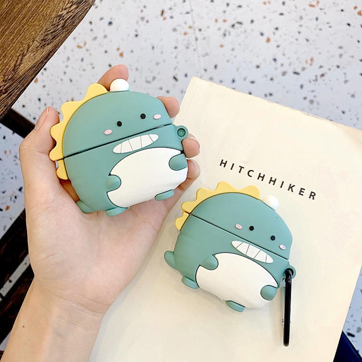 Case Airpods 1/2/3/Pro/Pro2 Khủng Long Cute, Vỏ Ốp Airpods Phong Cách Đủ Phiên Bản - Mã TZAP321