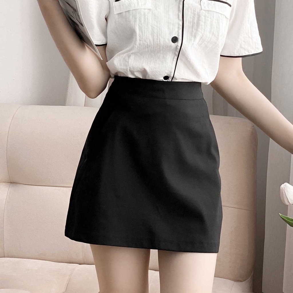 Chân váy ngắn chữ A Ulzzang thời trang nữ Fmstyle Saigon 21CV03CT2601
