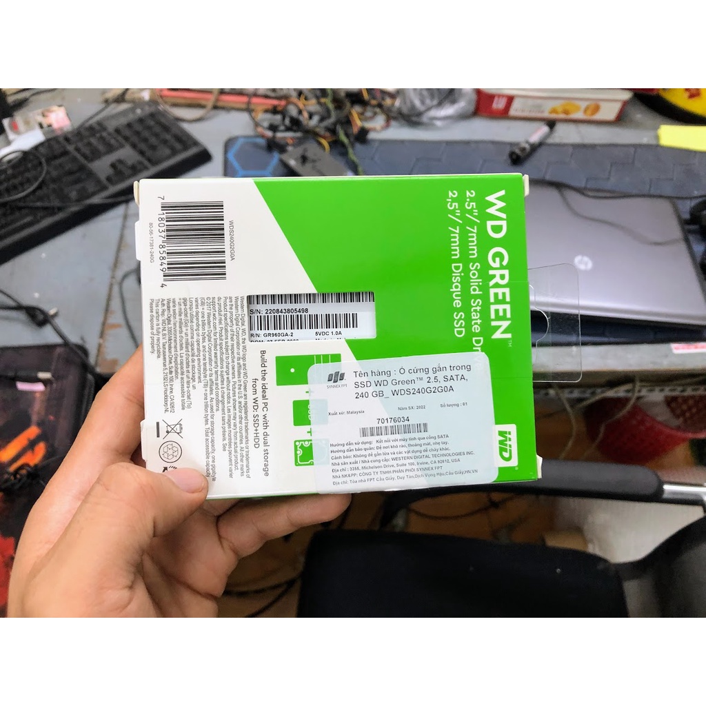 SSD WD Blue 250gb 500gb SATA III. NEW - BH 5 năm - Hàng chính hãng