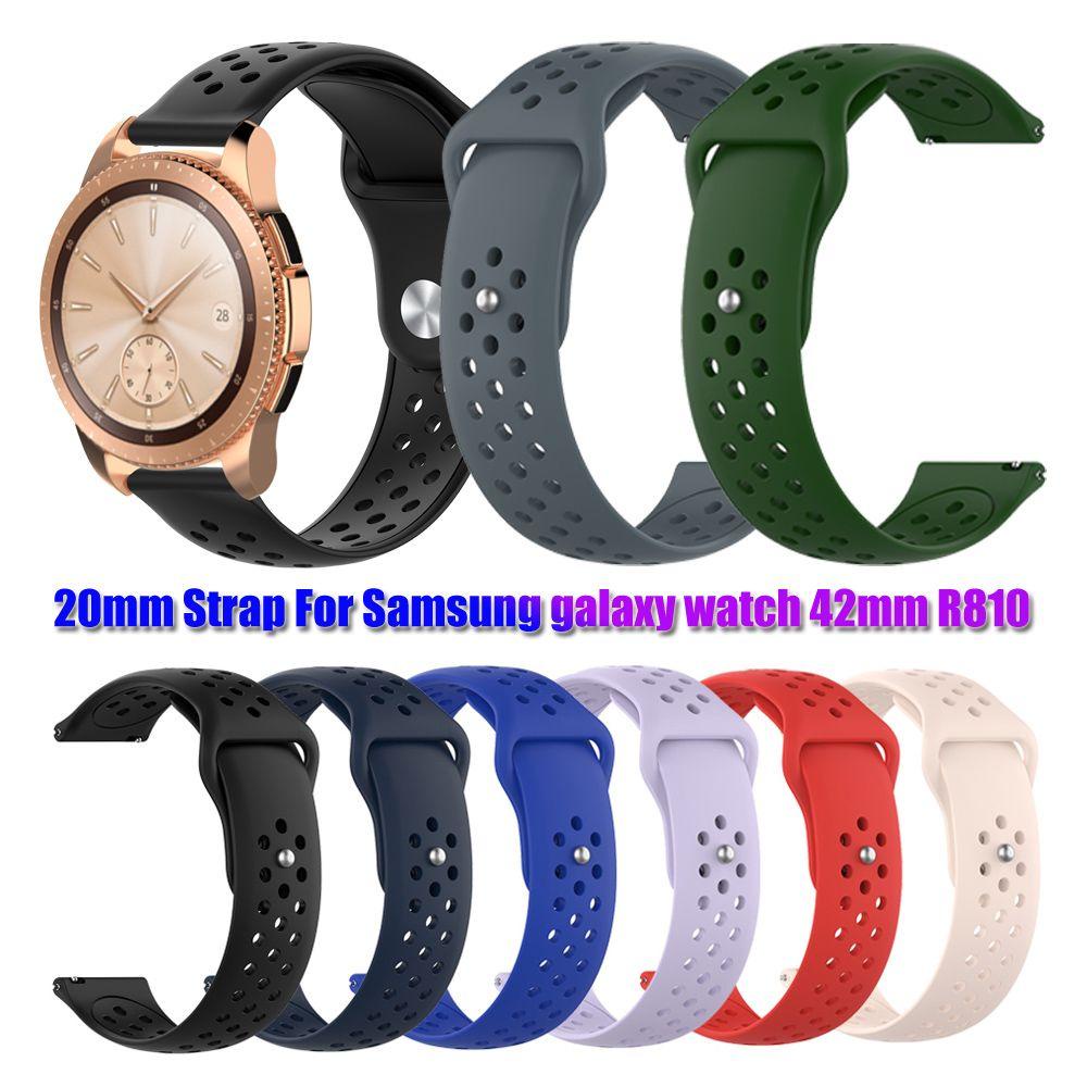 BTLIMER Dây Đeo Mềm Kiểu Dáng Thể Thao Cho Đồng Hồ Thông Minh Samsung Galaxy Watch 42mm