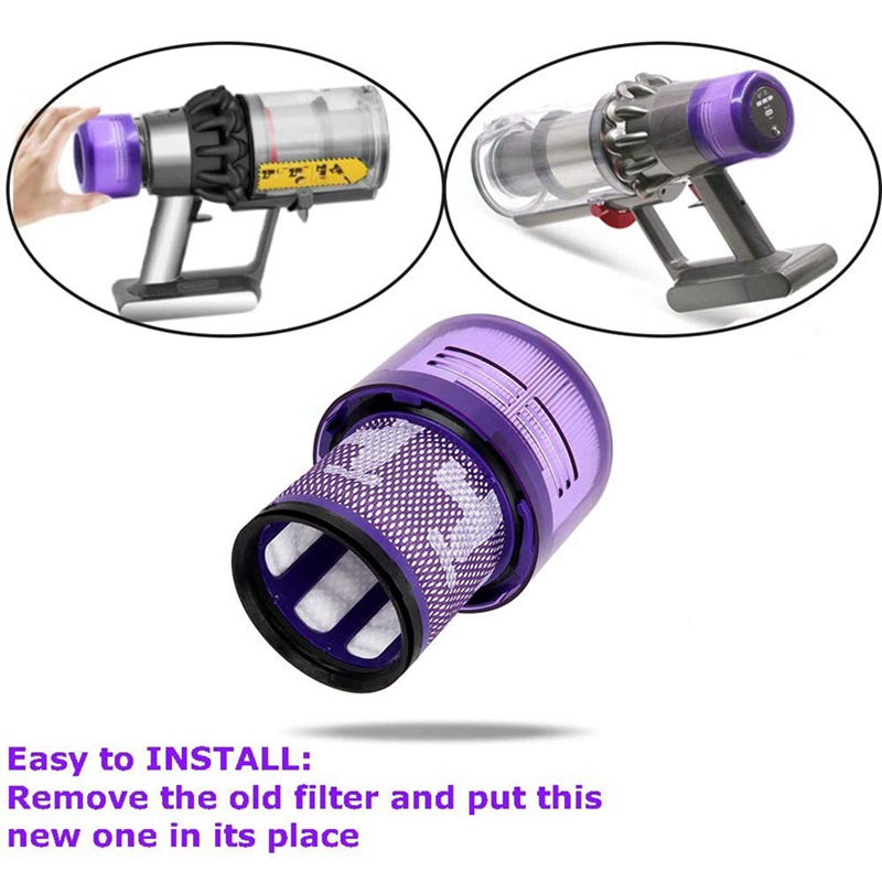 Bộ 4 Phụ Kiện Lọc Hepa Thay Thế Cho Máy Hút Bụi Dyson V11 Và Bộ Lọc V11