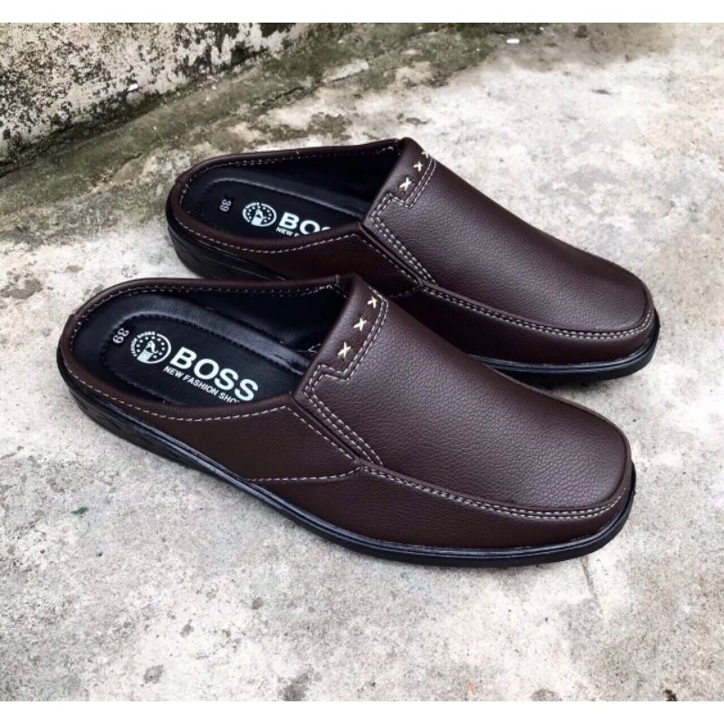 Dép sapo nam mẩu mới, phom đẹp, mã SP17, size từ 38-43, màu nâu sang trọng lịch lãm