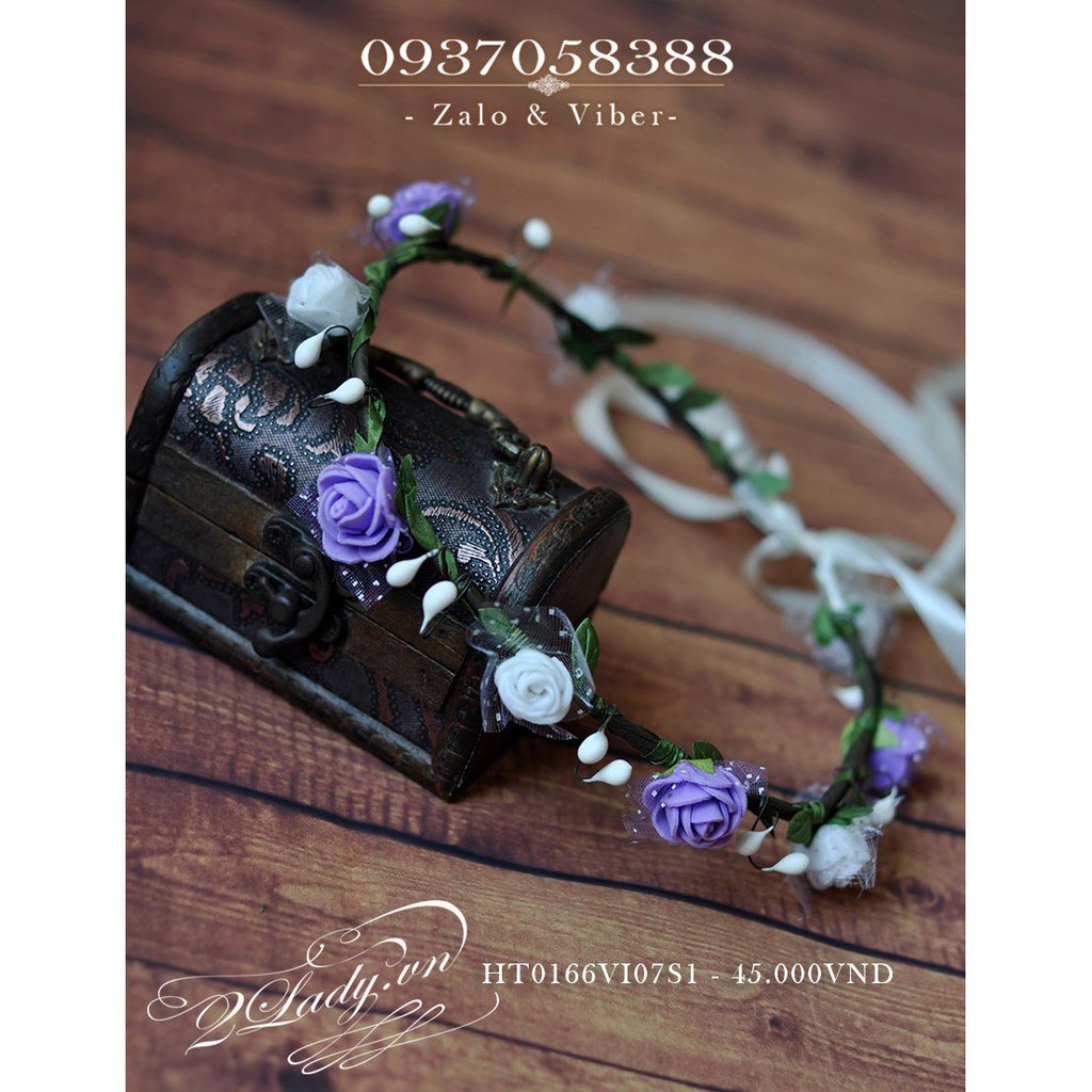 Vòng hoa hồng HT0166VI07S1