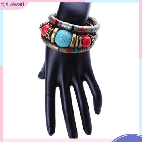 Vòng Tay Chuỗi Hạt Nhiều Lớp Phong Cách Bohemian Cho Nữ