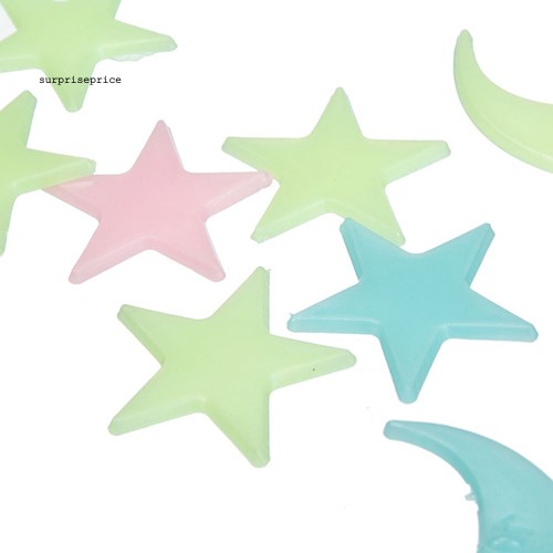 Set 20 hình dán dạ quang dán tường trang trí