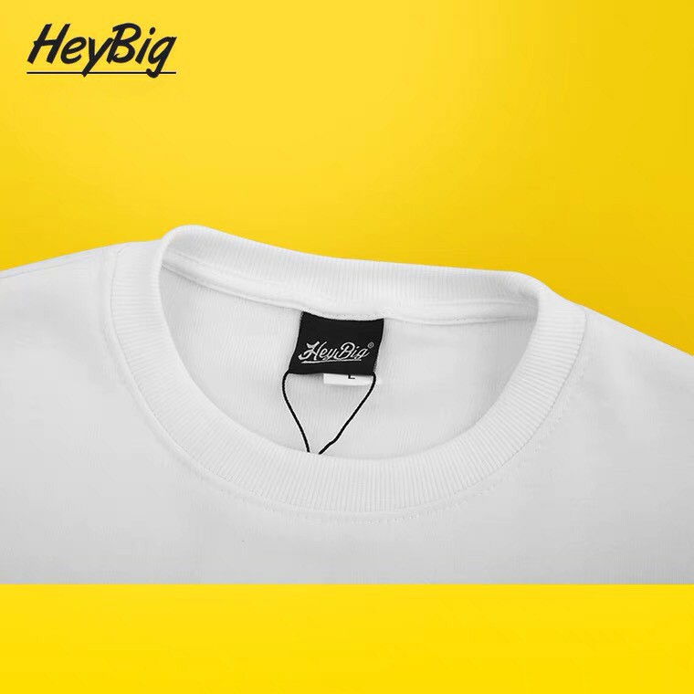 Áo sweater nam nữ HeyBig Áo nỉ lót lông dài tay form rộng unisex in hình HeyBig FELI YOUR