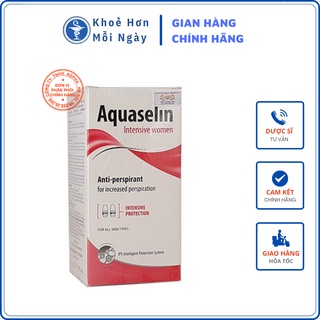 Aquaselin intensive women 50ml  – Lăn nách dành cho nữ đổ mồ hôi nhiều