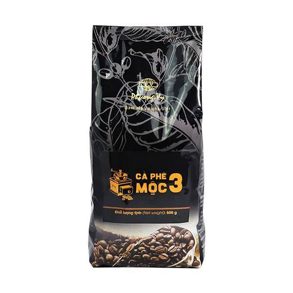 Cà Phê Nguyên Hạt - Mộc 3 - 500g - Phương Vy Coffee