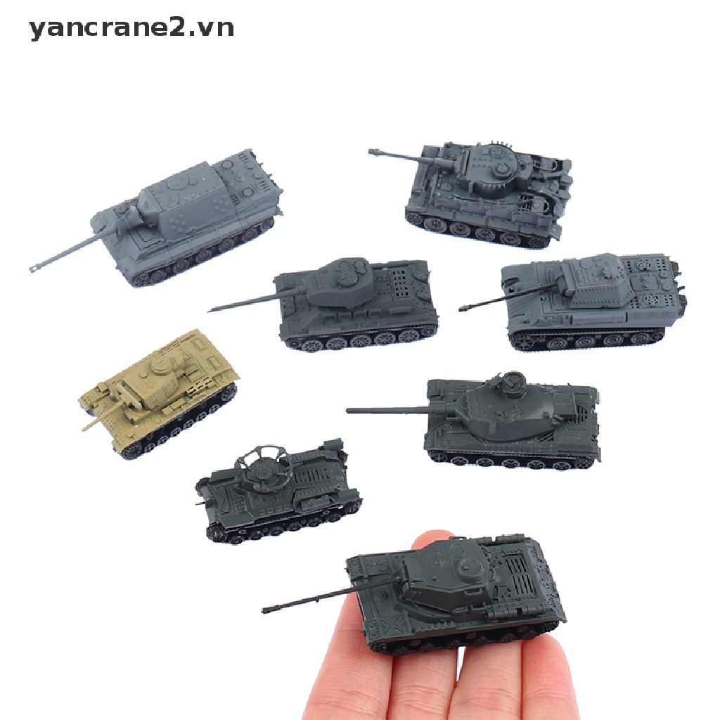 1pc 1:144 Model Toy 4D Sand Table Plastic Tiger Tanks World War II Germany Tank
