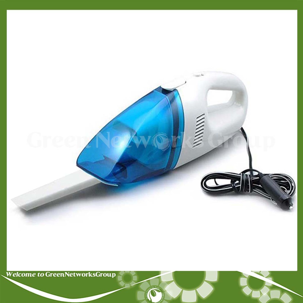 Máy hút bụi cầm tay mini ô tô High-Power Vacuum Cleaner Poptable DC-12V/ 60W Greennetworks ( Màu Ngẫu Nhiên )