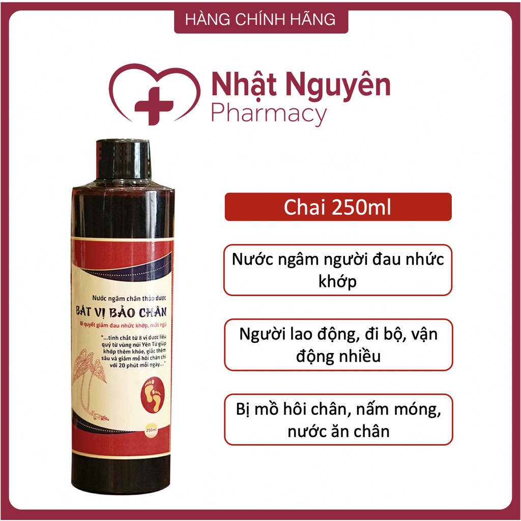 BÁT VỊ BẢO TRÂN - Nước ngâm chân thảo dược bí quyết giảm đau nhức khớp, mất ngủ